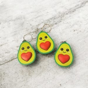 3D-Druck Avocado Schlüsselanhänger - Fidget Heart Clicker