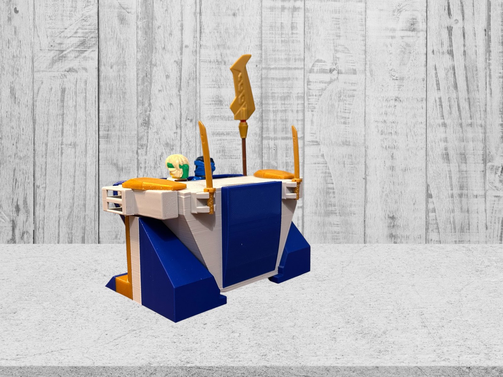 Ninja Battle Chest - 2-in-1 Spardose & Spielfigur-Halter 3D-gedruckte – Bild 4