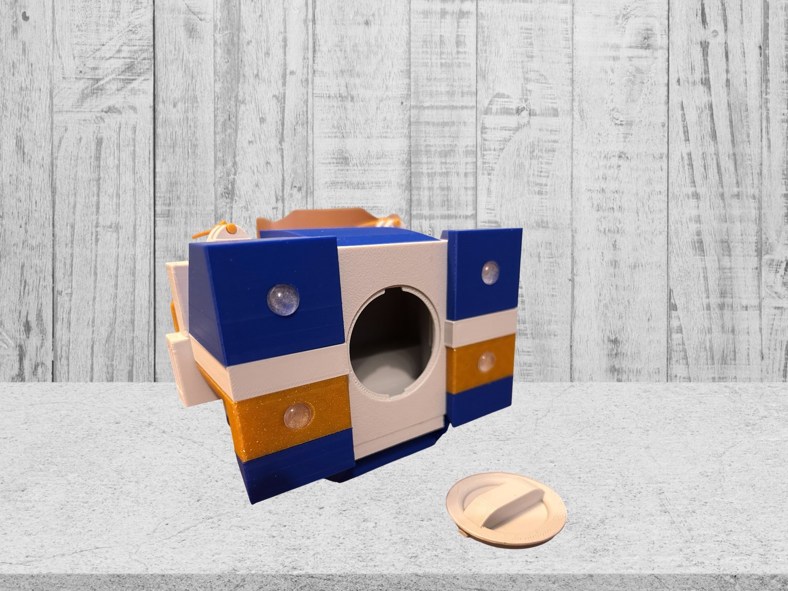 Ninja Battle Chest - 2-in-1 Spardose & Spielfigur-Halter 3D-gedruckte – Bild 5