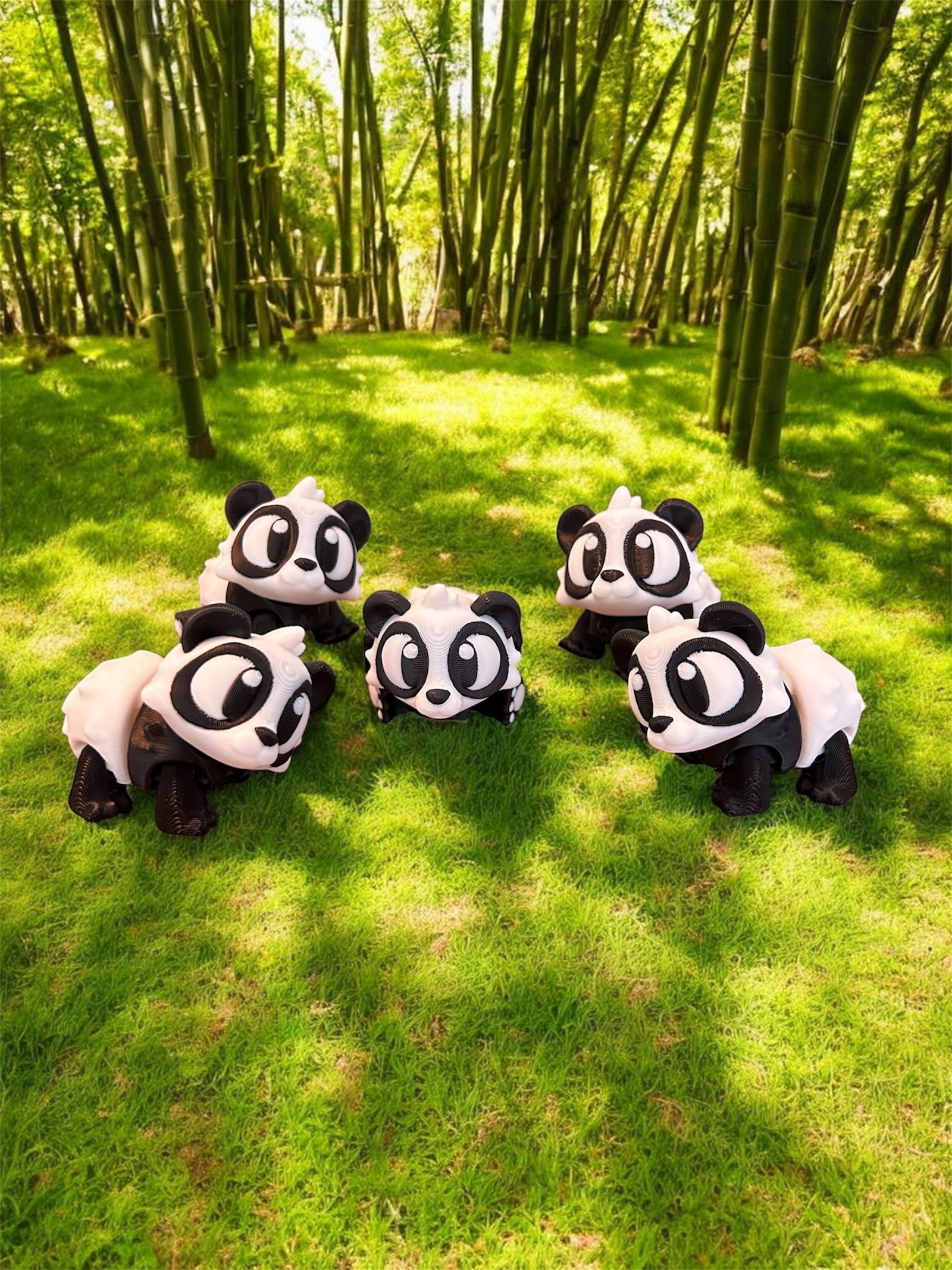 Bambu der Panda